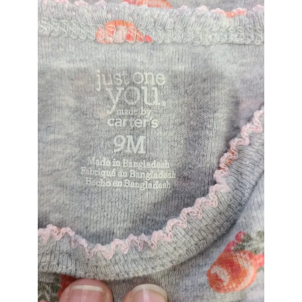 Just one you by carters 9 months long sleeve floral girls one piece